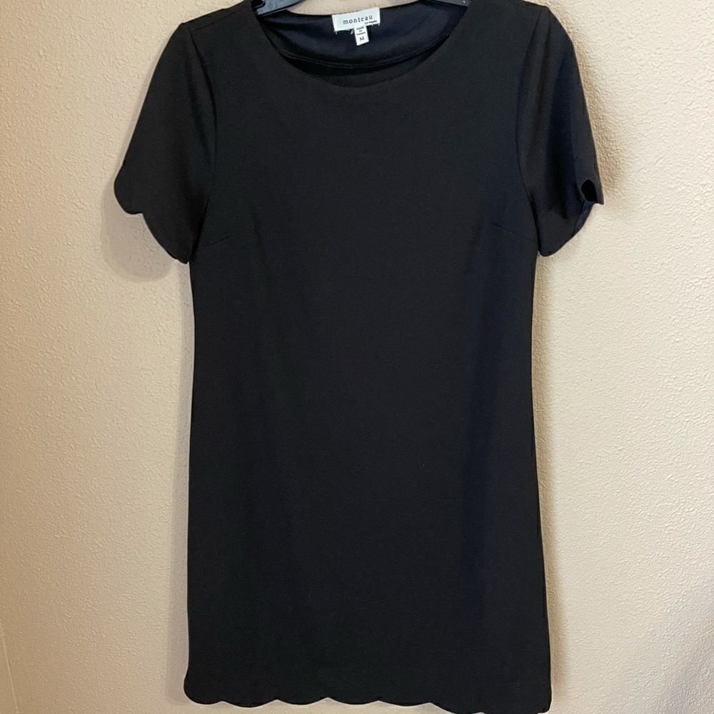 ❤️ Monteau  Black Dress Med